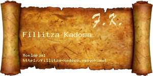 Fillitza Kadosa névjegykártya